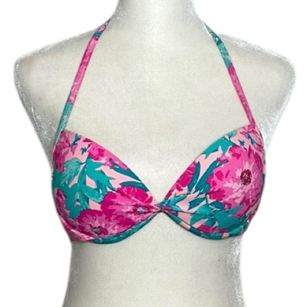 Xhilaration Women’s Demi push Swim Bra Small
